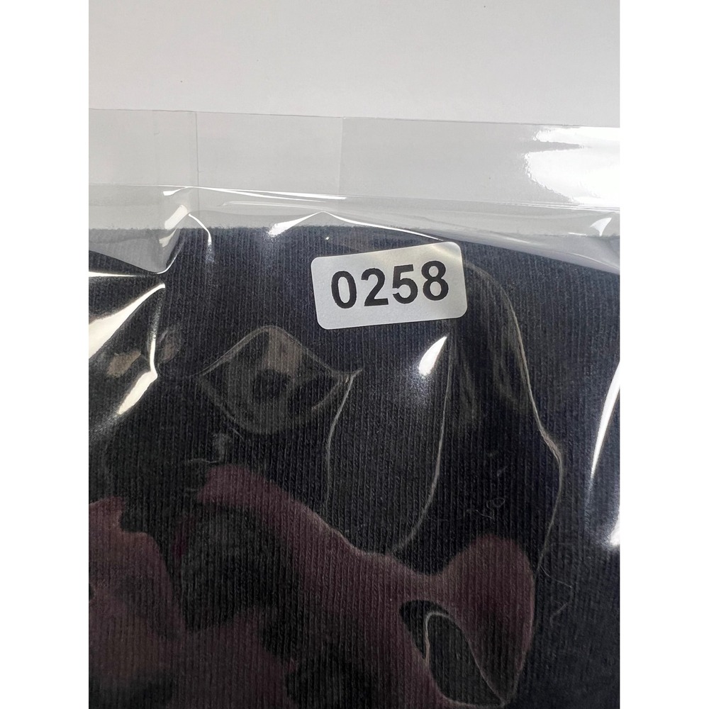 Black Scale Graphic Tee Mens XL Black Long Sleeve Flame Logo BLVCK Streetwear - Picture 6 of 6